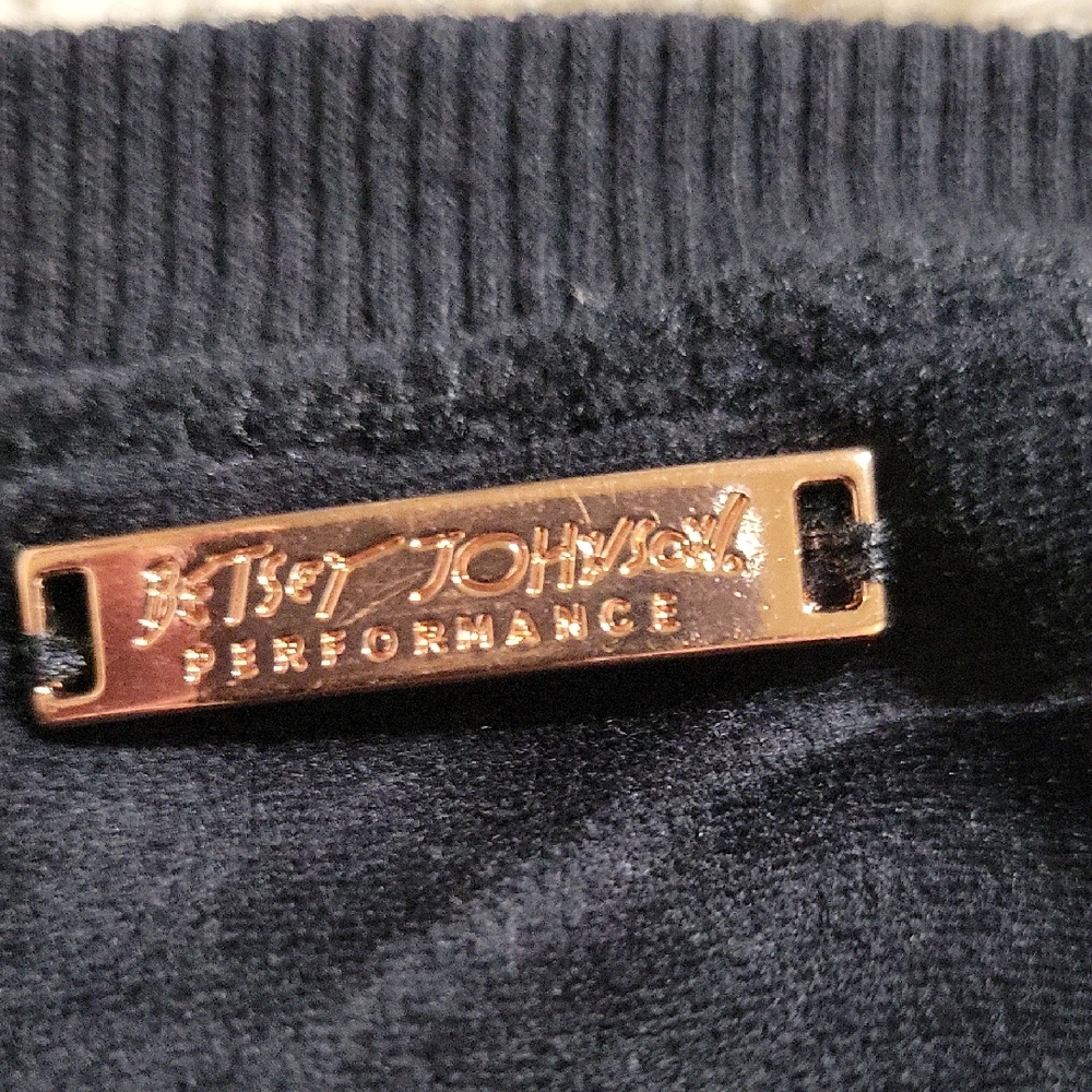 🌞Betsey Johnson Black Lace Up Top ( girls) Size LARGE. - Picture 5 of 6
